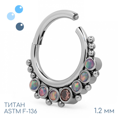 Кольцо-кликер Gino Dream OP-38 1.2 мм (16 G) фото 2